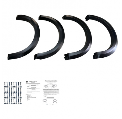 Pasos de rueda Oneway aptos para Ford Ranger T9 2022- - Negro mate