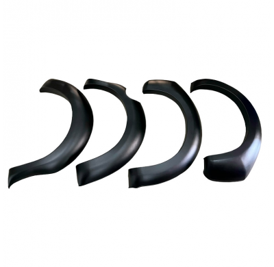 Pasos de rueda Oneway aptos para Nissan Navara D40 Facelift 2010-2014 - Negro mate