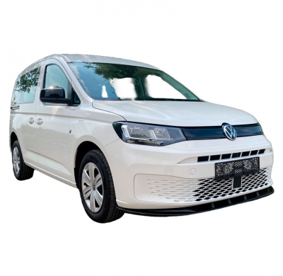 Spoiler delantero Oneway apto para Volkswagen Caddy MK5 2020- - Versión 2 - Negro brillante