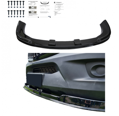 Spoiler delantero Oneway apto para Mercedes Sprinter W906 Facelift 2014-2018 - Negro brillante