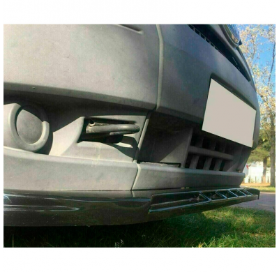 Spoiler delantero Oneway apto para Ford Transit MK7 2006-2014 - Negro brillante