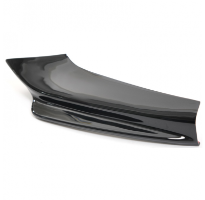 Spoiler delantero Oneway apto para BMW Serie 5 F10/F11 M-Pack 2011-2016 con aletas - Negro brillante