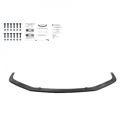 Spoiler delantero Oneway apto para Volkswagen Transporter T6 Sportline 2015-2019 - Negro brillante