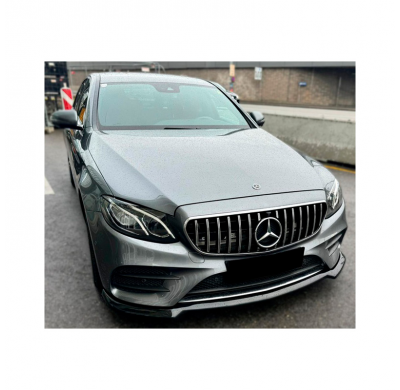 Spoiler delantero Oneway apto para Mercedes Clase E W213 Coupé (C238) AMG-Line 2017-2020 - Negro brillante