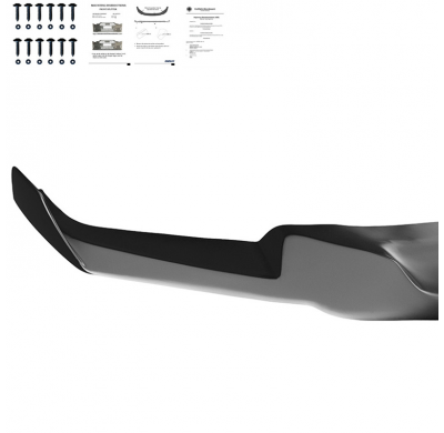 Spoiler delantero Oneway apto para BMW Serie 3 F30 M-Tech 2012-2019 - Negro brillante