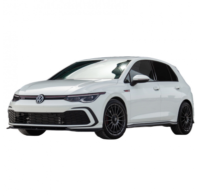 Spoiler delantero Oneway apto para Volkswagen Golf VIII HB/Variant GTI/GTE/R Line 2020- - Negro brillante