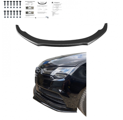 Spoiler delantero Oneway apto para Audi A7 S-Line/S7 C7 Facelift 2014-2017 - Negro brillante