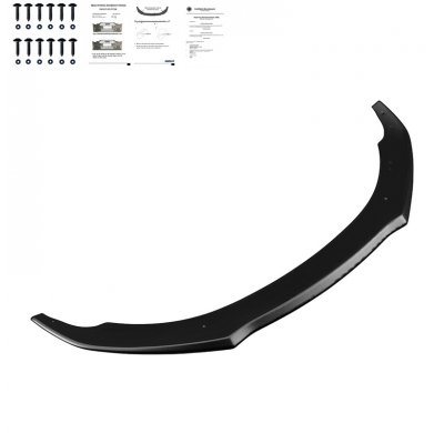 Spoiler delantero Oneway apto para Audi A7 S-Line/S7 C7 Facelift 2014-2017 - Negro brillante