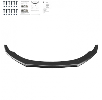 Spoiler delantero Oneway apto para Audi A7 S-Line/S7 C7 Facelift 2014-2017 - Negro brillante