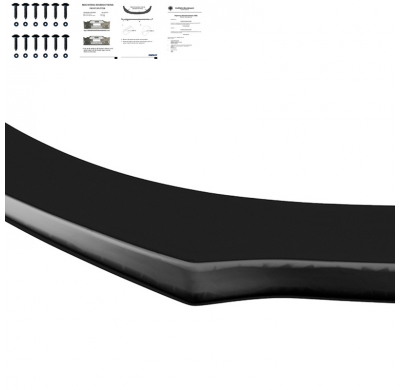Spoiler delantero Oneway apto para Audi A7 S-Line/S7 C7 Facelift 2014-2017 - Negro brillante