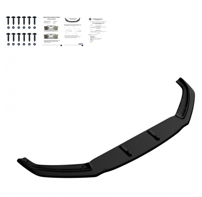 Spoiler delantero Oneway apto para Audi TT RS 8S 2016-2020 - Negro brillante