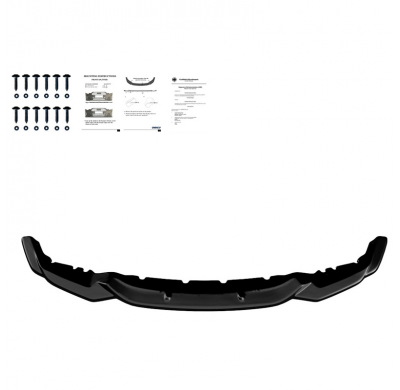 Spoiler delantero Oneway apto para BMW M2 F87 2016-2020 - Versión 2 - Negro brillante