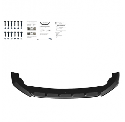 Spoiler delantero Oneway apto para Seat Leon IV HB/ST FR 2020- - Negro brillante