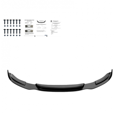 Spoiler delantero Oneway apto para BMW Serie 3 F34 GT 335i M-Pack 2012-2017 - Negro brillante