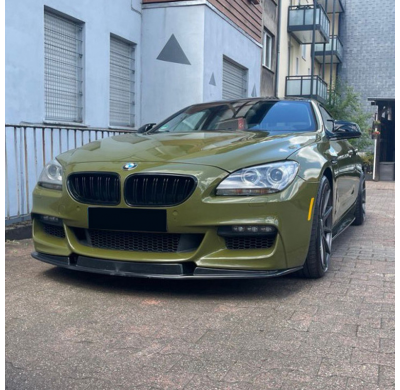 Spoiler delantero Oneway apto para BMW Serie 6 F06/F12/F13 Facelift M-Pack 2013-2018 - Negro brillante