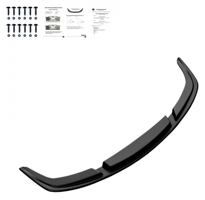 Spoiler delantero Oneway apto para BMW Serie 6 F06/F12/F13 Facelift M-Pack 2013-2018 - Negro brillante