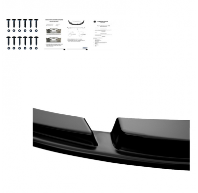 Spoiler delantero Oneway apto para BMW Serie 6 F06/F12/F13 Facelift M-Pack 2013-2018 - Negro brillante