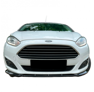 Spoiler delantero Oneway apto para Ford Fiesta MK7 Facelift 2012-2017 - Negro brillante