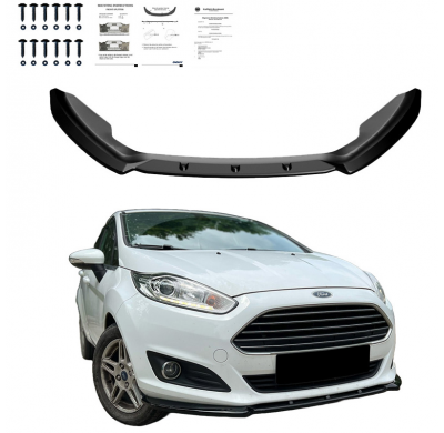 Spoiler delantero Oneway apto para Ford Fiesta MK7 Facelift 2012-2017 - Negro brillante