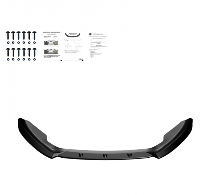 Spoiler delantero Oneway apto para Ford Fiesta MK7 Facelift 2012-2017 - Negro brillante
