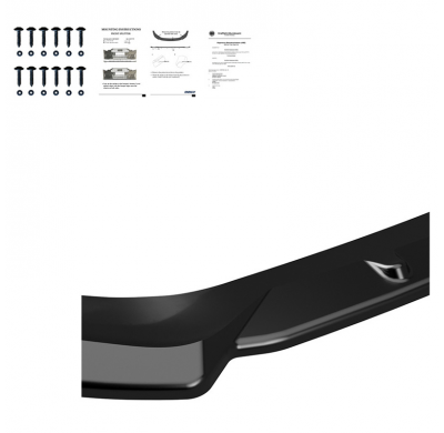 Spoiler delantero Oneway apto para Ford Fiesta MK7 Facelift 2012-2017 - Negro brillante
