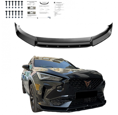 Spoiler delantero Oneway compatible con Cupra Formentor 2020-2024 - Negro brillo
