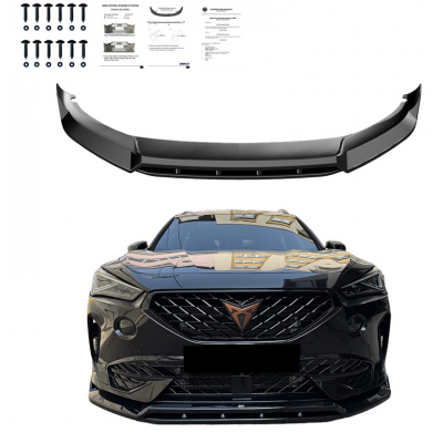 Spoiler delantero Oneway compatible con Cupra Formentor 2020-2024 - Negro brillo
