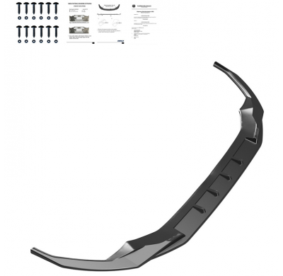 Spoiler delantero Oneway apto para Audi A3 S-Line/S3 8Y 2020- - Negro brillante