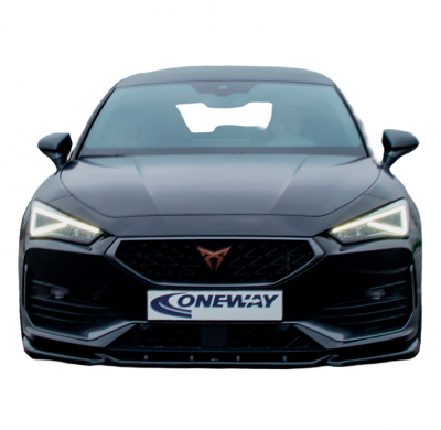 Spoiler delantero Oneway apto para Cupra Leon HB/ST 2020- - Negro brillo