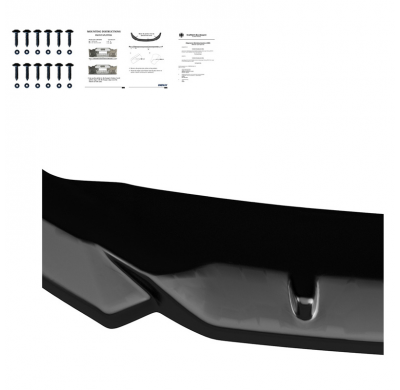 Spoiler delantero Oneway apto para Cupra Leon HB/ST 2020- - Negro brillo
