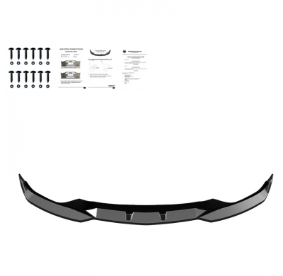 Spoiler delantero Oneway apto para BMW iX M-Pack i20 2021- - Negro brillante