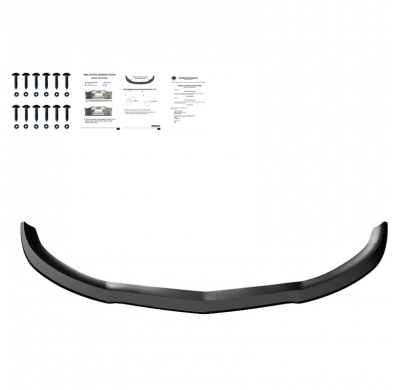 Spoiler delantero Oneway apto para Mercedes A45 AMG W176 2013-2015 - Negro brillante