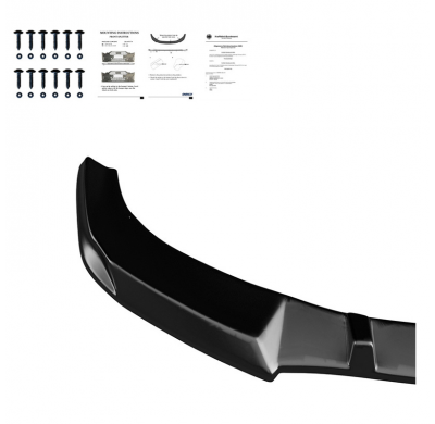 Spoiler delantero Oneway apto para Audi A7 S-Line/S7 C7 Facelift 2014-2017 - Versión 2 - Negro brillante