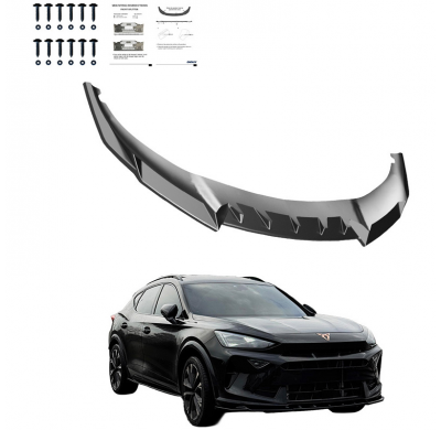 Spoiler delantero Oneway apto para Cupra Formentor Facelift 2024- - Negro brillo