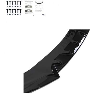 Spoiler delantero Oneway apto para Cupra Formentor Facelift 2024- - Negro brillo