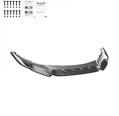 Spoiler delantero Oneway apto para Cupra Formentor 2020-2024 - Versión 3 - Negro brillo