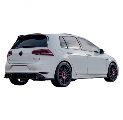 Difusores laterales traseros Oneway compatibles con Volkswagen Golf VII HB R 2013-2016 - Versión 3 - Negro brillante