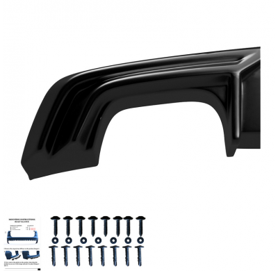 Difusor trasero Oneway apto para Seat Leon (5F) HB FR Facelift 2017-2020 - Negro brillante