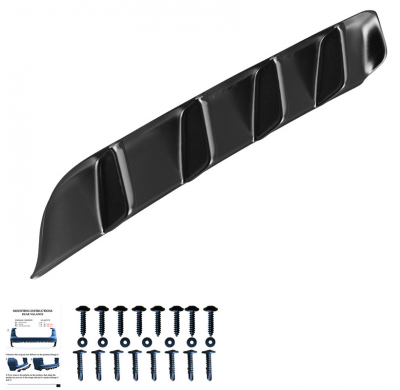 Difusor trasero Oneway apto para Volkswagen Tiguan II R Facelift 2020-2024 - Negro brillante