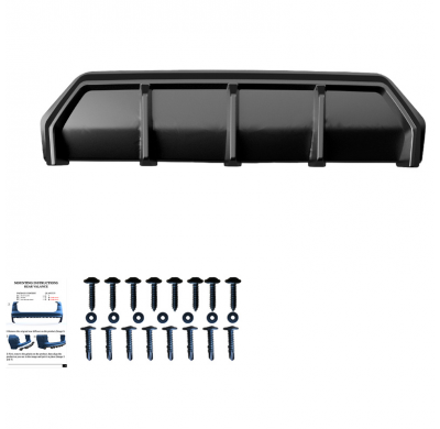 Difusor trasero Oneway apto para BMW Serie 3 G20/G21 M-Pack Facelift 2022- - Negro brillante