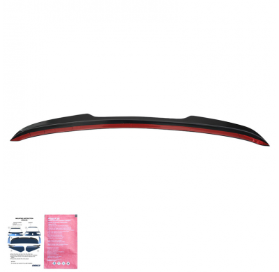 Alerón de techo Oneway (tapa) apto para Cupra Ateca 2018- - Negro brillante