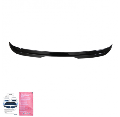 Alerón de techo unidireccional (tapa) apto para Volkswagen Golf VII (7 y 7.5) HB GTi/GTD/R/R Line 2013-2020 - Versión 2 - Negro