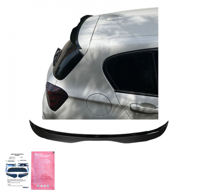Alerón de techo Oneway (tapa) apto para BMW Serie 1 F20/F21 M-Power Facelift 2015-2019 - Negro brillante