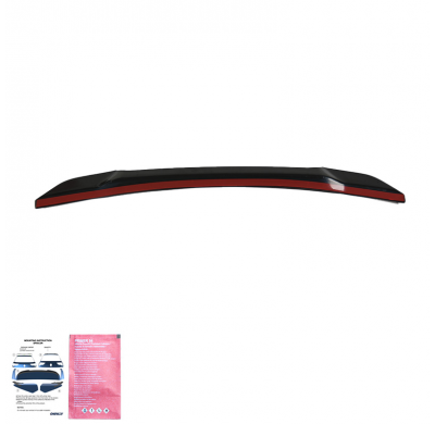 Alerón de techo Oneway (tapa) apto para BMW X3 M-Pack/M40d/M40i G01 2018- - Negro brillante