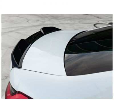 Alerón de maletero unidireccional apto para BMW Serie 3 G20 Sedán M-Pack y M340i 2018-2024 y M3 G80 Sedán 2022- - Versión 2 - Ne