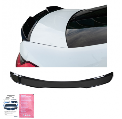 Alerón de maletero unidireccional apto para BMW Serie 3 G20 Sedán M-Pack y M340i 2018-2024 y M3 G80 Sedán 2022- - Versión 2 - Ne