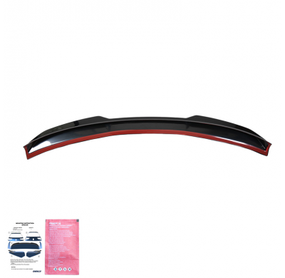 Alerón de maletero unidireccional apto para BMW Serie 3 G20 Sedán M-Pack y M340i 2018-2024 y M3 G80 Sedán 2022- - Versión 2 - Ne