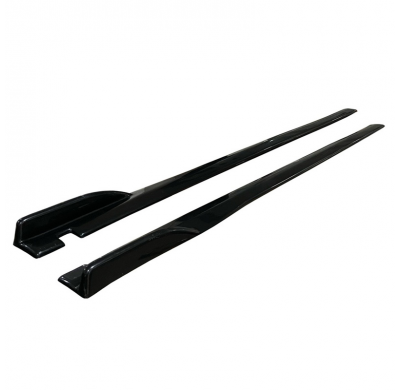 Faldones laterales Oneway Set - Universal - Largo 190cm - Negro brillante