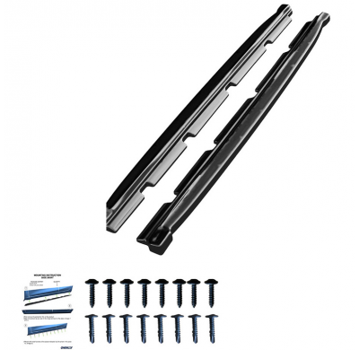 Faldones laterales Oneway Set compatibles con Cupra Ateca MK1 2018- - Negro brillante