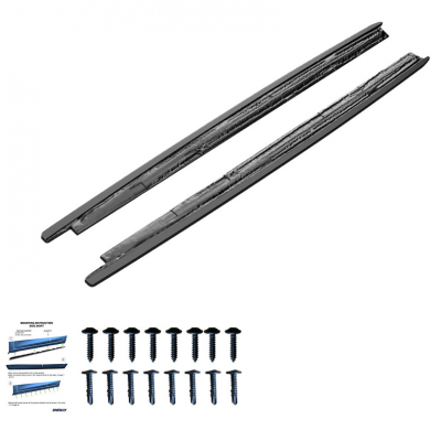 Faldones laterales Oneway Set aptos para Seat Leon (5F) HB/ST 2013-2020 - Negro brillante